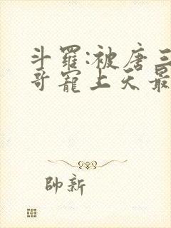 斗罗:被唐三哥哥宠上天最新章节目录