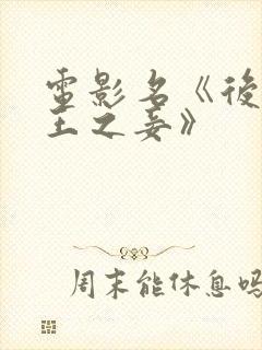 电影名《后宫帝王之妾》封面