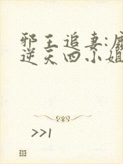 邪王追妻:废柴逆天四小姐封面