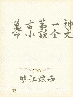 万古第一神李天命小说全文免费阅读无弹窗