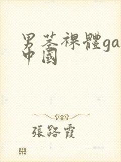 男茎裸体gay中国封面