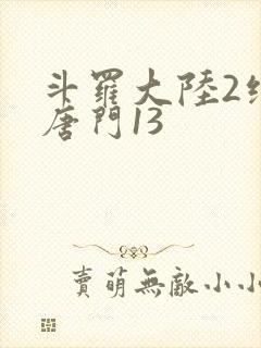 斗罗大陆2绝世唐门13