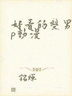 好看的双男主cp动漫