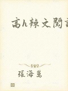 高h辣文阅读