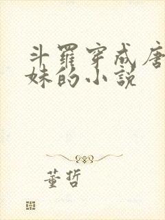 斗罗穿成唐三妹妹的小说封面