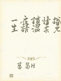 一夜锁情总裁先生请温柔免费阅读