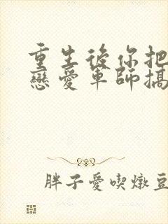 重生后你把对方恋爱军师搞到了笔趣阁