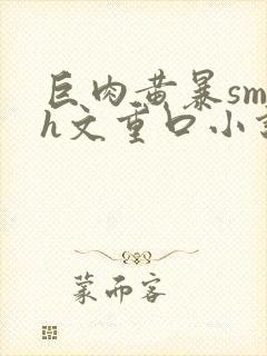 巨肉黄暴sm高h文重口小说