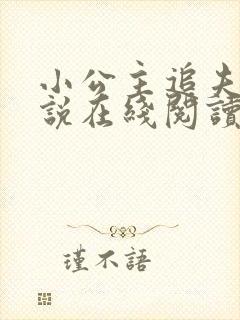 小公主追夫记小说在线阅读