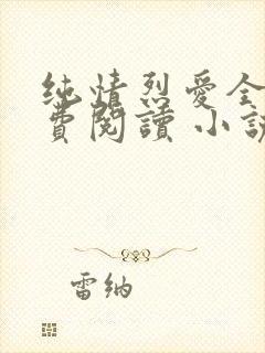 纯情烈爱全文免费阅读 小说封面