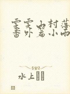 雯雯山村落难记番外篇小雨点txt下载