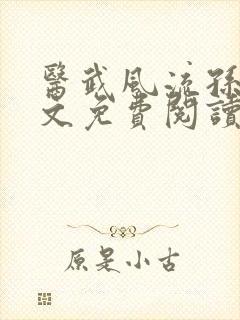 医武风流孙哲全文免费阅读