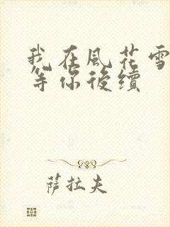 我在风花雪月里等你后续