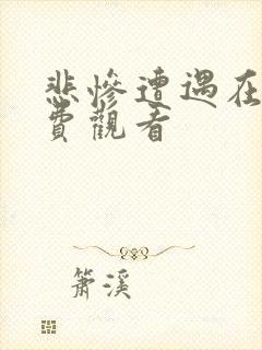 悲惨遭遇在线免费观看