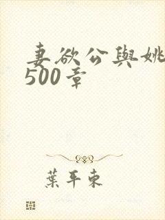 妻欲公与姚瑶1500章封面