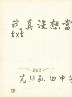 我真没想当反派txt