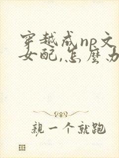 穿越成np文的女配,怎么办
