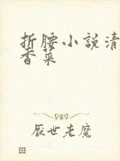 折腰小说清汤涮香菜封面