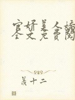 官婿美人娇小说全文免费阅读