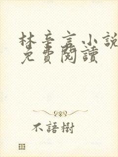 林辛言小说全文免费阅读