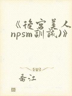 《后宫美人奴(npsm训诫)》封面