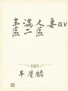 丰满人妻av一区二区