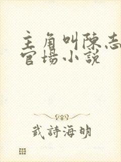 主角叫陈志远的官场小说