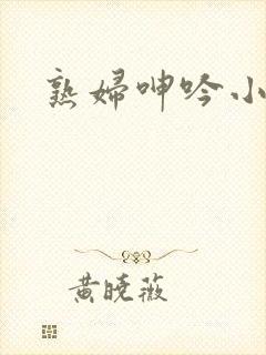 熟妇呻吟小说封面