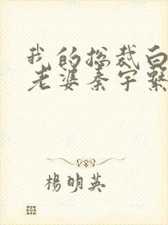 我的总裁白富美老婆秦宇系列小说