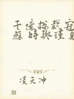 千亿总裁宠妻成瘾 时与瑾夏