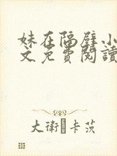 妹在隔壁小说全文免费阅读