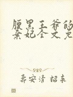 腹黑王爷的天价弃妃全文免费阅读