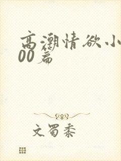 高潮情欲小说300篇封面