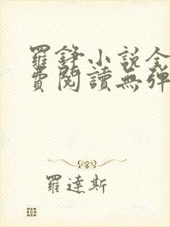 罗铮小说全文免费阅读无弹窗封面