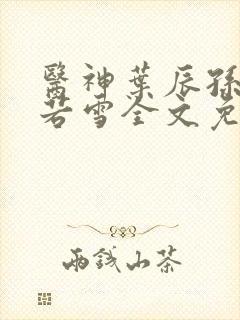 医神叶辰孙怡夏若雪全文免费阅读