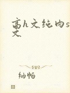 高h文纯肉sm文