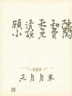 顾清禾和陈楚尧小说免费阅读