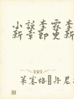 小说李霖李澜最新章节更新情况