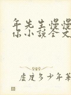 年先生慢慢喜欢你小说全文免费阅读