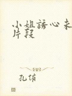 小姐诱心未删减片段