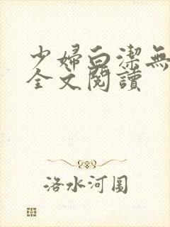 少妇白洁无删减全文阅读