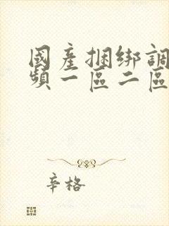 国产捆绑调教视频一区二区封面