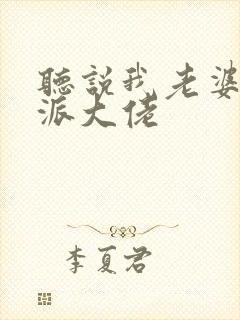 听说我老婆是反派大佬