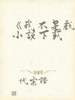 《我不是戏神》小说下载封面