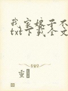 我家娘子不对劲txt下载全文下载