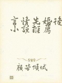 言情先婚后爱的小说推荐封面