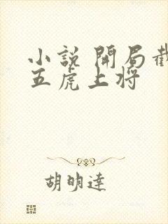 小说 开局截胡五虎上将