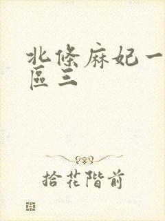 北条麻妃一区二区三封面