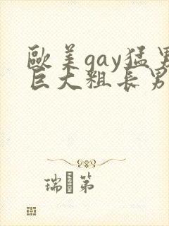 欧美gay猛男巨大粗长男同封面