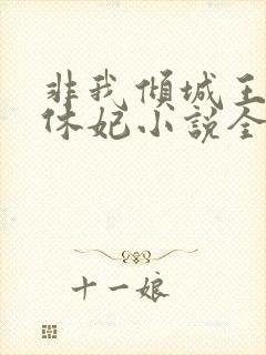 非我倾城王爷要休妃小说全文免费阅读封面